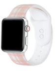 Blush Plaid Silicone Band for Apple Watch - FINAL SALE