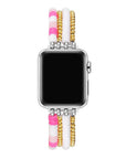 Bestie Beaded Band for Apple Watch® on Wrist by Posh Tech
