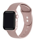 Metallic Silicone Band for Apple Watch