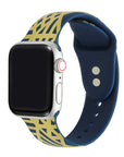 Geometric Printed Silicon Bands With Pins for Apple Watch