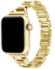Avery Gold Stainless Steel Link Band for Apple Watch® by Posh Tech
