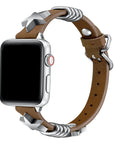 Austin Star Oatmeal Leather Band for Apple Watch®