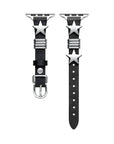 Austin Star Leather Band for Apple Watch® Silver Star Detail and Adapters