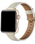 Carmen Skinny Croc Leather Band for Apple Watch