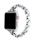 Poppy Stainless Steel Link Band for Apple Watch