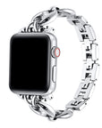 Poppy Stainless Steel Link Band for Apple Watch