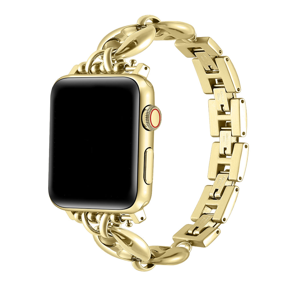 Poppy Stainless Steel Link Band for Apple Watch – Posh Tech