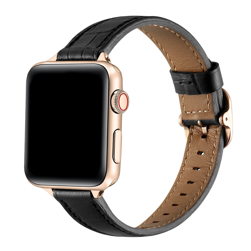 Carmen Skinny Croc Leather Band for Apple Watch