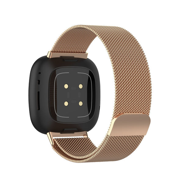 Stainless Steel Mesh Replacement Band for Fitbit Versa 3 & Fitbit Sense