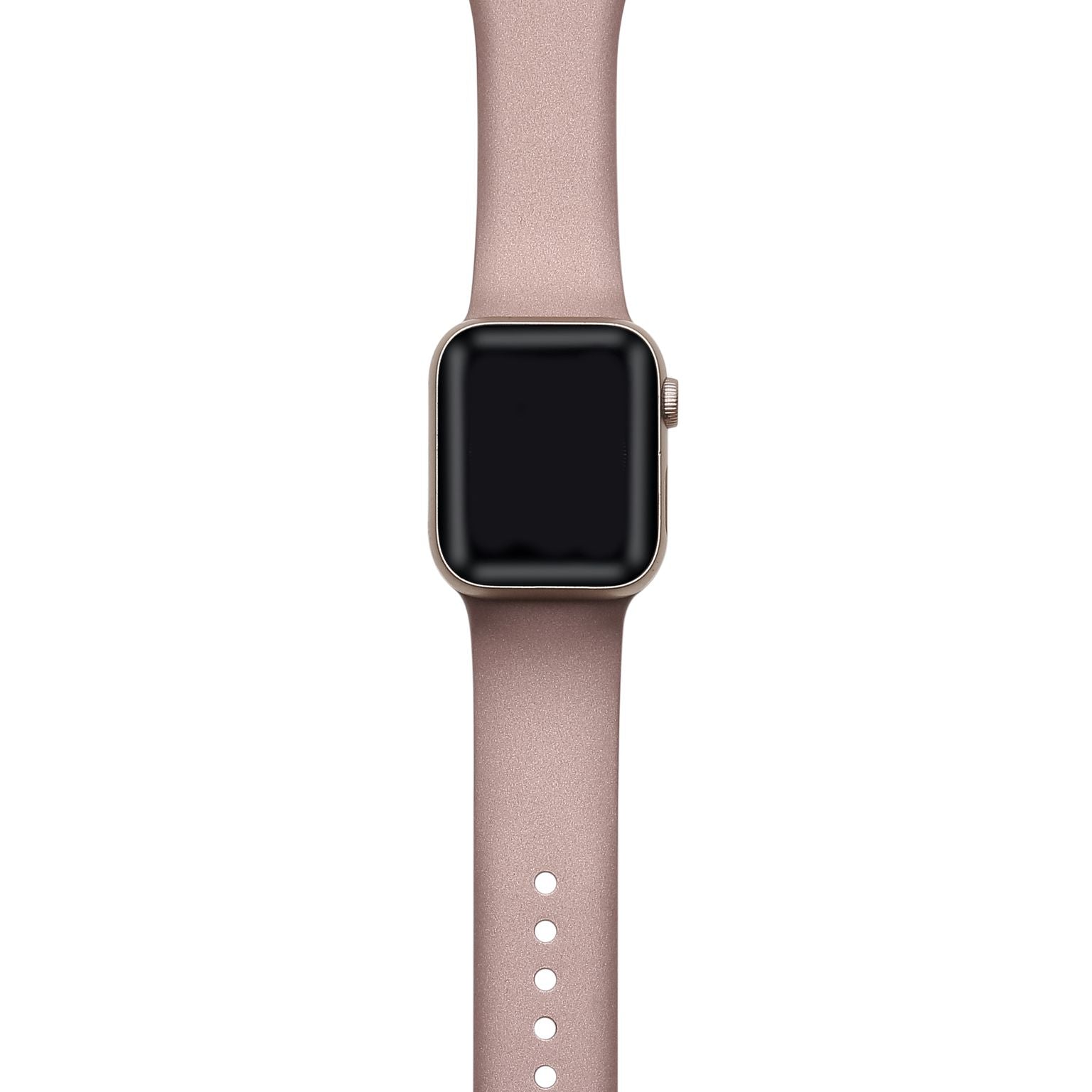 Metallic Silicone Band for Apple Watch