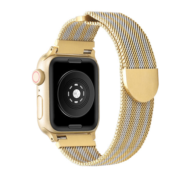 Infinity Bi-Color Stainless Steel Mesh Replacement Band for Apple Watch