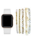 SILICONE BAND FOR APPLE WATCH AND BRACELET BUNDLE