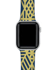 Geometric Printed Silicon Bands With Pins for Apple Watch