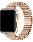 Slink Skinny Elastic Rose Gold Stainless-Steel Band for Apple Watch® by Posh Tech