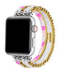 Summer Beaded Band for Apple Watch