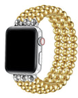 Nova Gold Stainless-Steel Bead Bracelet Band for Apple Watch®