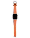 Calf Leather Band for Apple Watch Orange - F