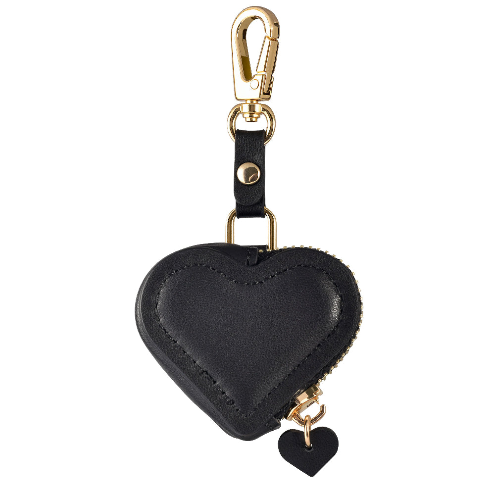 Heart Leather Bag Charm for AirTag