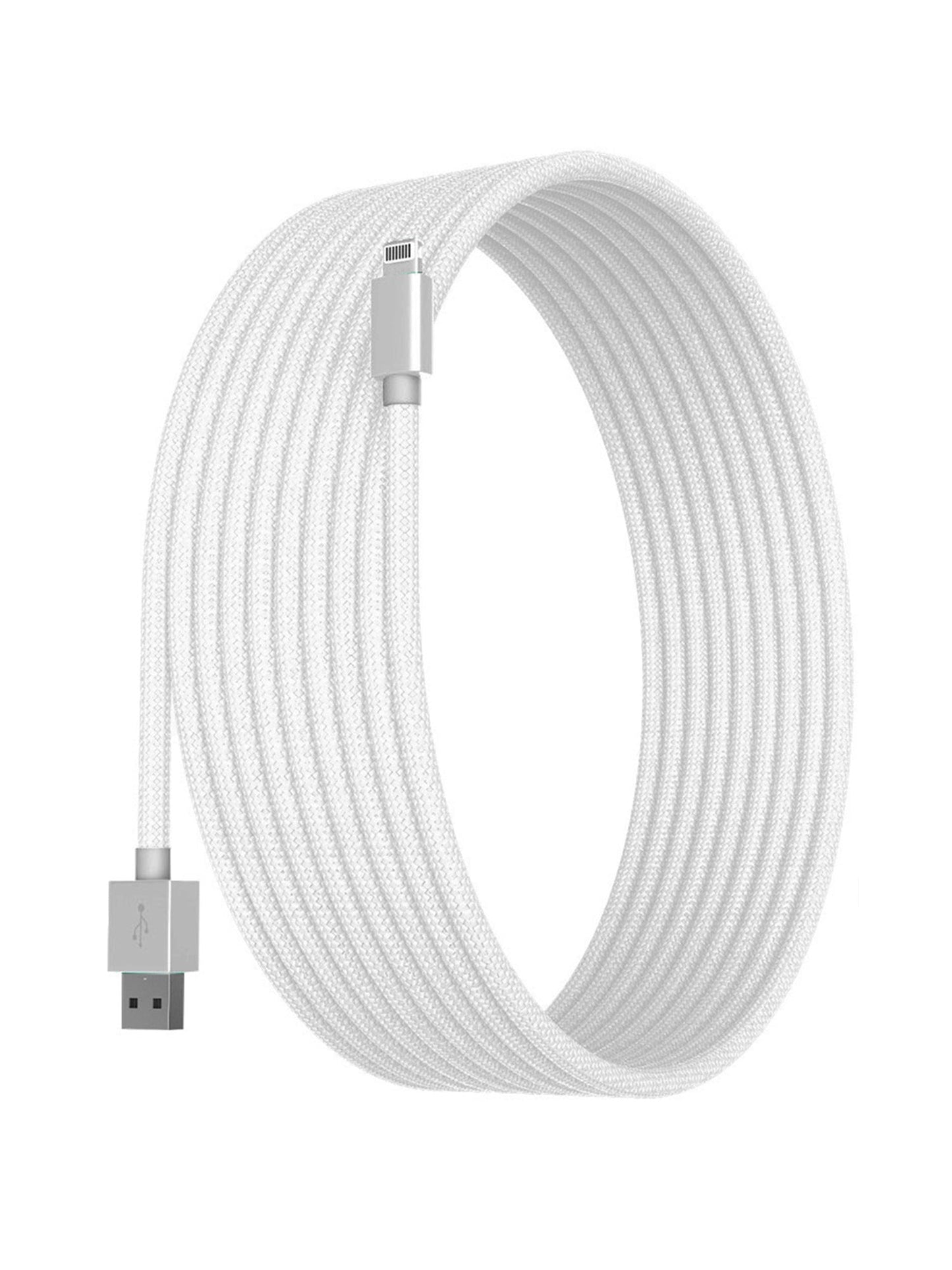 6 FT MFI Certified Braided Lightning to USB Charge & Sync Cable for iPhone, iPad, iPod