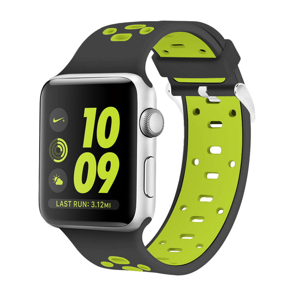 Breathable Silicone Sport Band for Apple Watch Lightweight