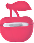 Back of Cherry Silicone AirPods Pro Case
