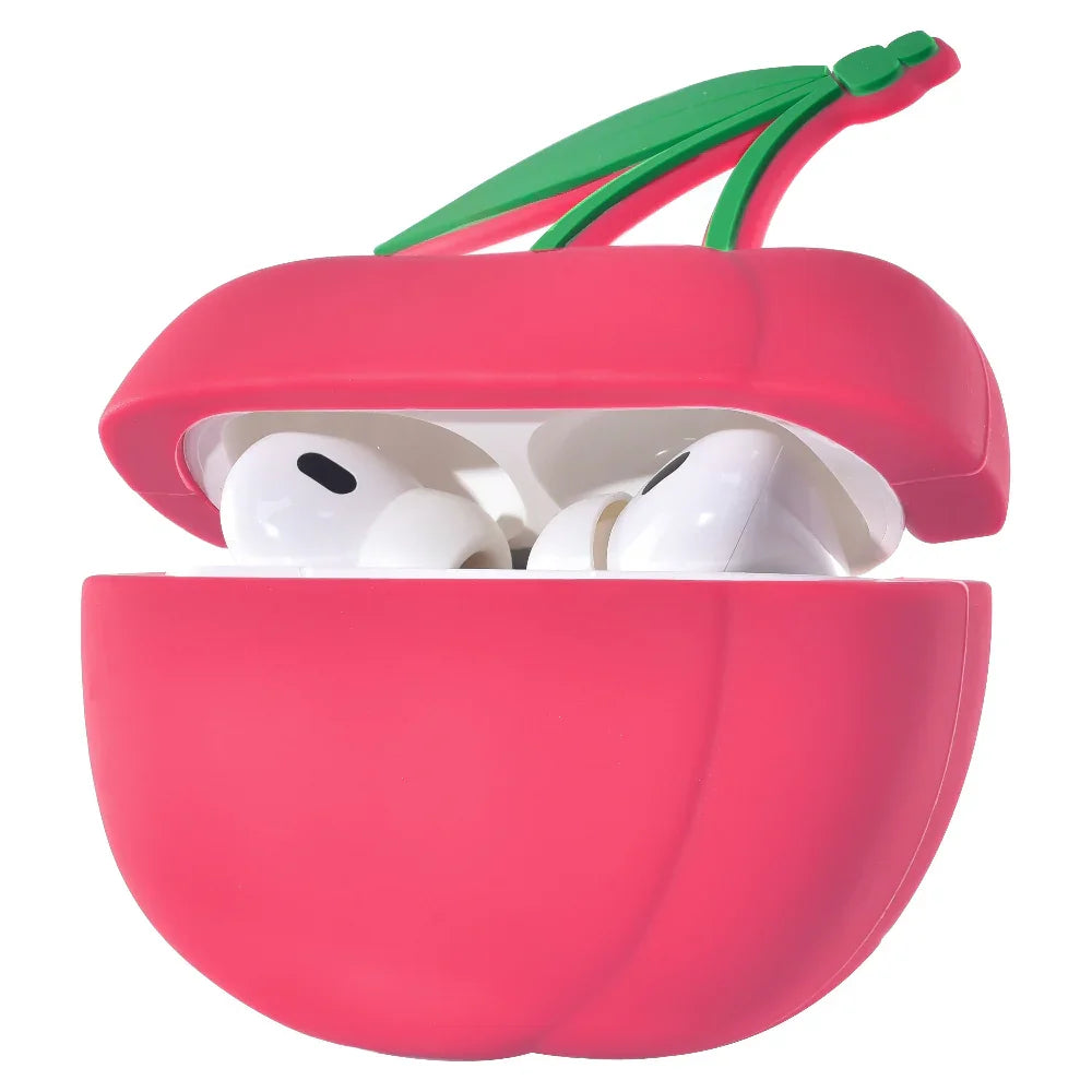 Cherry Silicone Case + Cleaning Tool for AirPods Pro® – Posh Tech