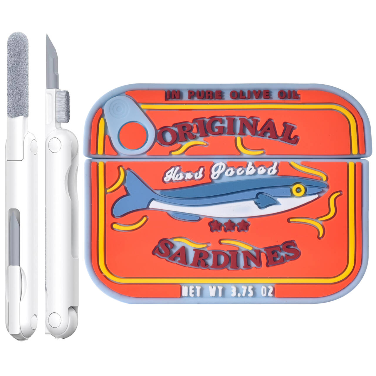 Foodie Silicone Case for Apple AirPod Pro- Sardines