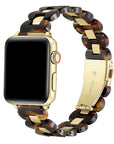 Aria Tortoise Resin Stainless Steel Band for Apple Watch® by Posh Tech