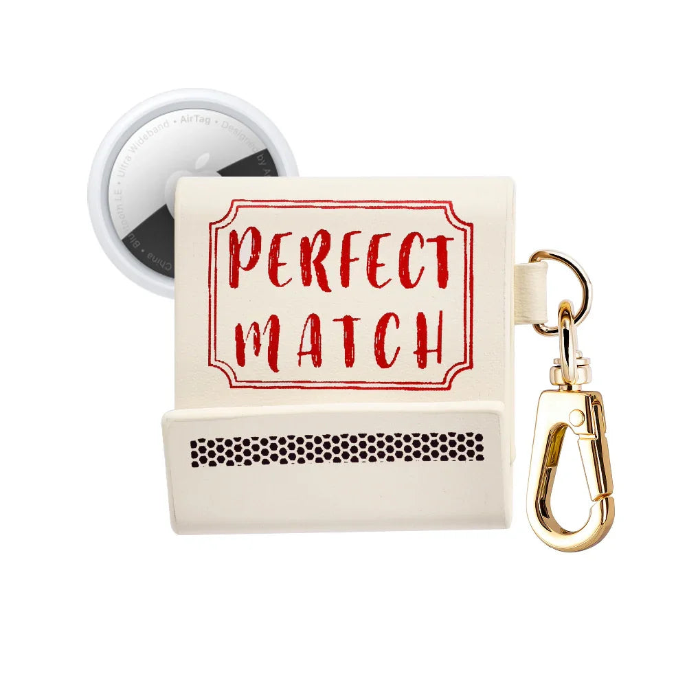 Perfect Match Leather Bag Charm for Airtag® – Posh Tech
