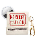 Perfect Match Leather Bag Charm for AirTag® by Posh Tech