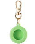 Lime Silicone Bag Charm for AirTag® with Tracker Insert by Posh Tech