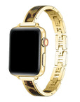 Addison Tortoise Gold Metal Band For Apple Watch® by Posh Tech