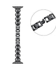 Aphrodite Band for Apple Watch® Laid Flat Close Up of Closure