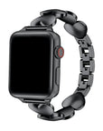 Aphrodite Heart Black Stainless Steel Band for Apple Watch® by Posh Tech