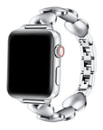 Aphrodite Heart Silver Stainless Steel Band for Apple Watch® by Posh Tech