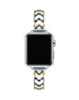 Two-Tone Heart Link Stainless Steel Apple Watch® Band by Posh Tech