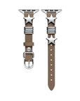 Austin Star Leather Band for Apple Watch® Silver Star Detail and Adapters
