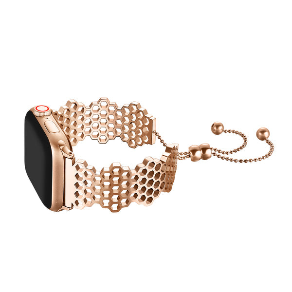 Honeycomb Stainless Steel Bracelet Band for Apple Watch