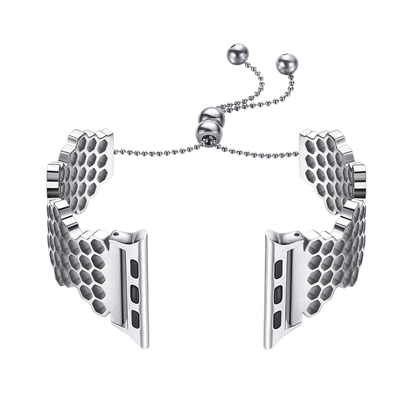 Honeycomb Stainless Steel Bracelet Band for Apple Watch