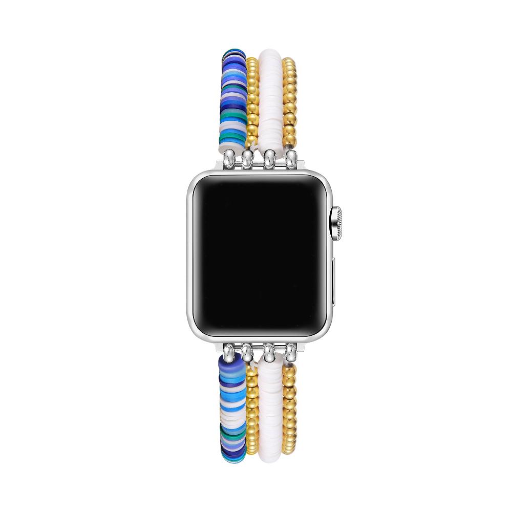 Summer Beaded Band for Apple Watch