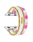 Summer Beaded Band for Apple Watch