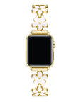 Daisy Metal Apple Watch® Band on Wrist by Posh Tech
