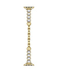 Grace Apple Watch® Band Close-Up of Chain Detail Laid Flat