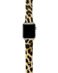Leopard Leather Apple Watch Band