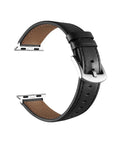 Drake Black Leather Band for Apple Watch® Buckle Closure