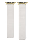 Cloud White Silicone Strap with Apple Watch Connectors