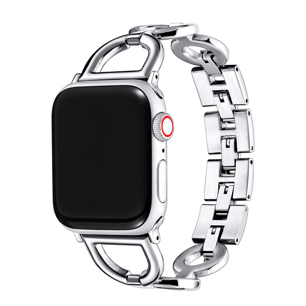 Colette Stainless Steel Circle Link Replacement Band for Apple Watch