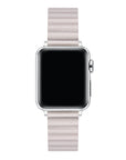 Dakota Magnetic Lilac Leather Band for Apple Watch® by Posh Tech