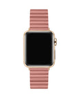 Dakota Magnetic Pink Leather Band for Apple Watch® by Posh Tech