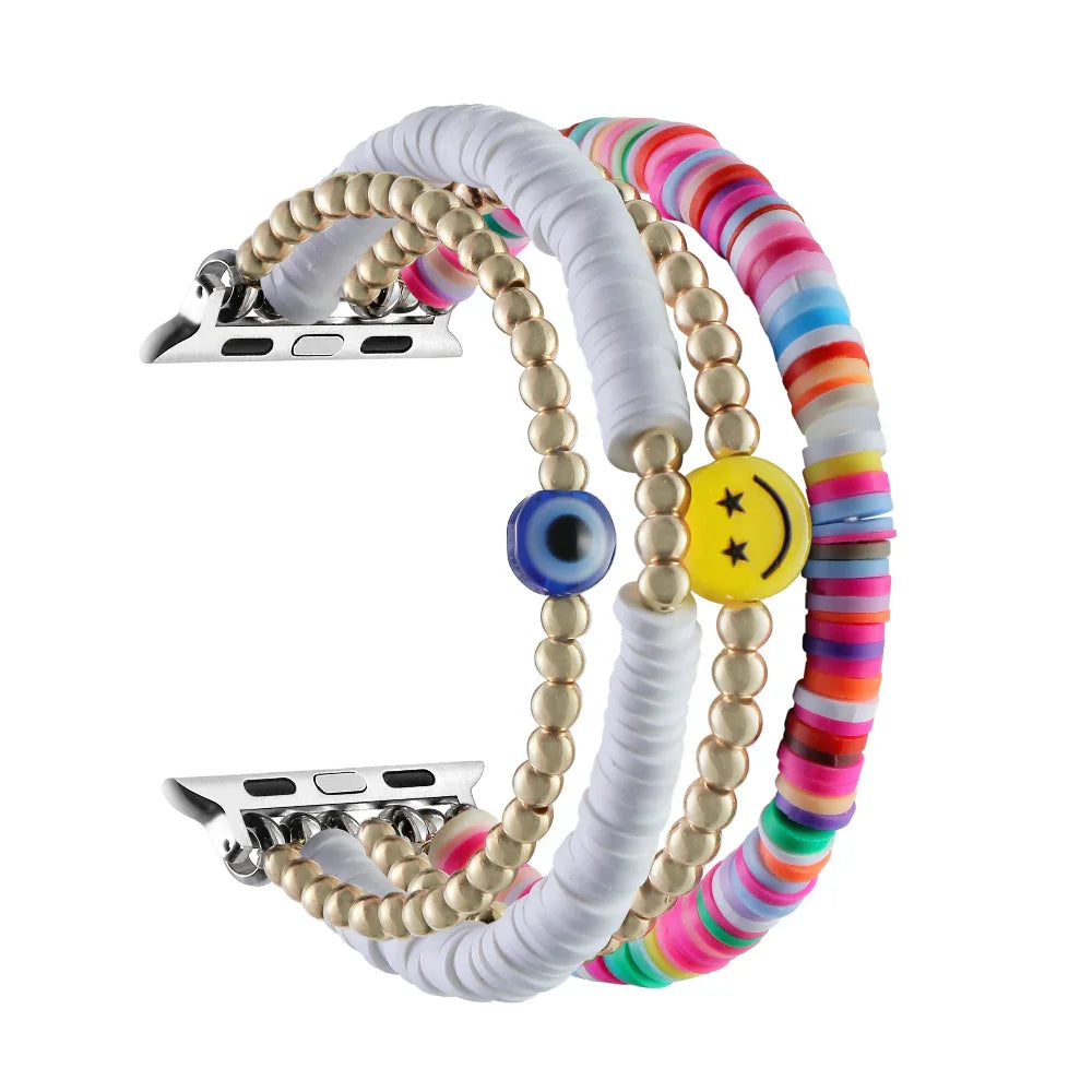 Apple watch funky bands 6 pieces lot  ladies colorful Amazon.com: JR.DM 2 Pack Bracelet Watch Bands Compatible  main image 3